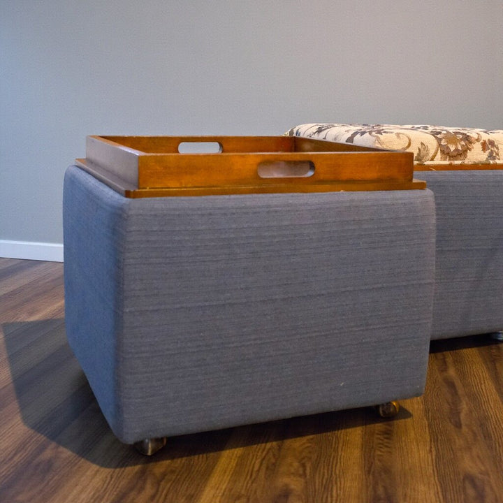 Storage Cocktail Ottoman