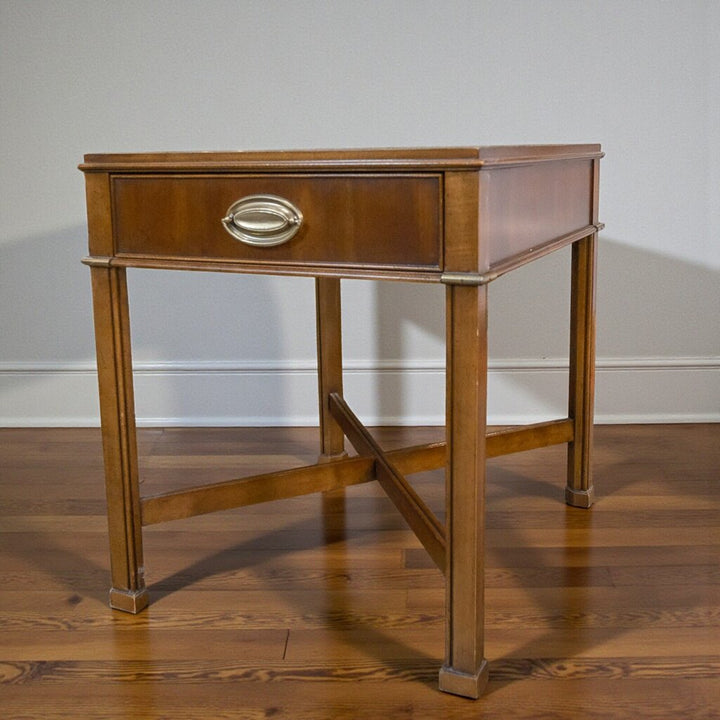 Mid Century End Table with Drawer - Acosta's Home