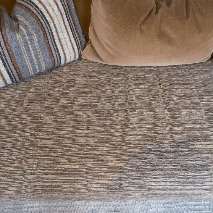 Orig Price $7500 - Tufted Sofa with 5 Designer Pillows