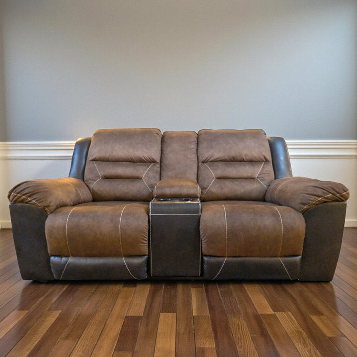 Orig Price $1199 - Stoneland Dual Recline Loveseat with Console