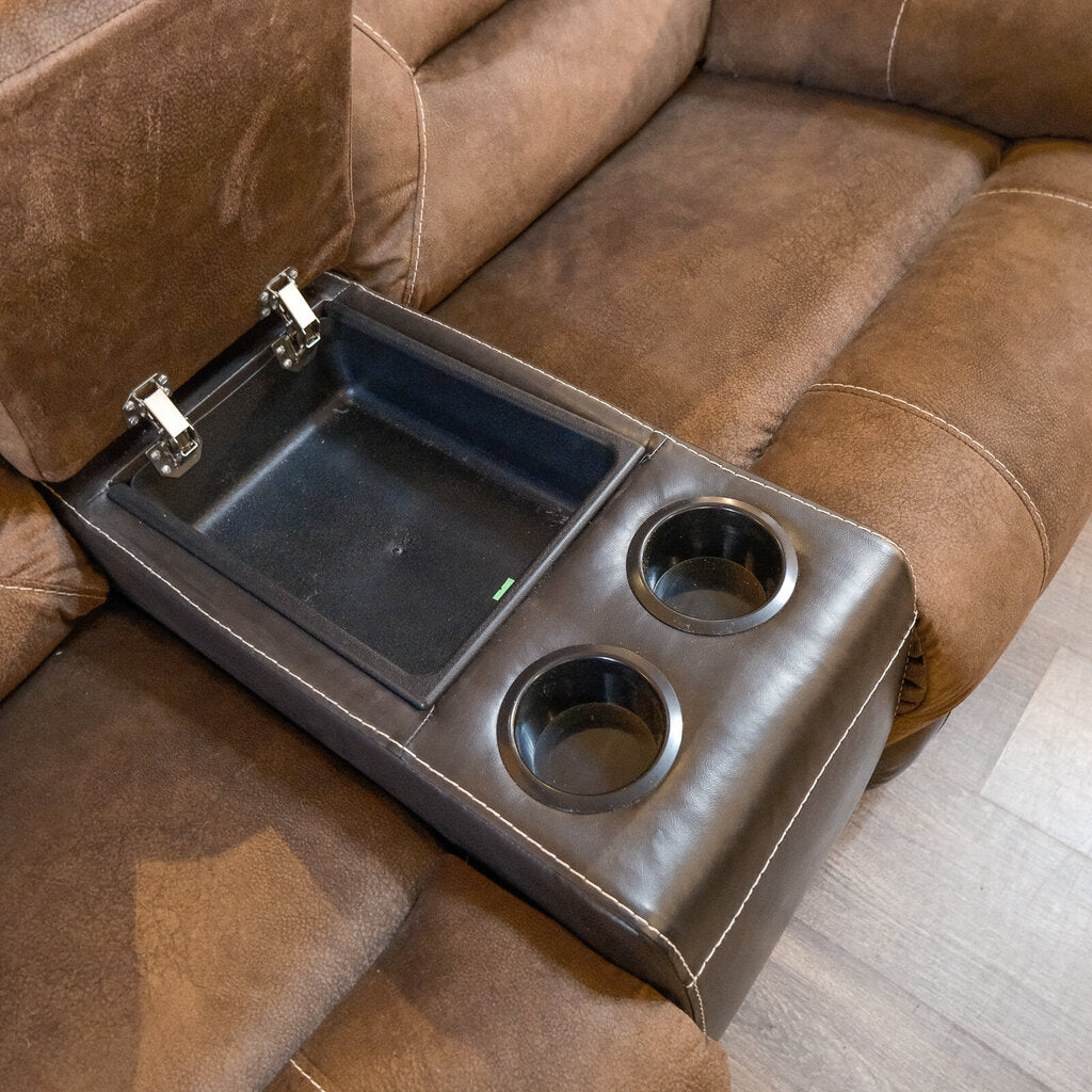 Orig Price $1199 - Stoneland Dual Recline Loveseat with Console