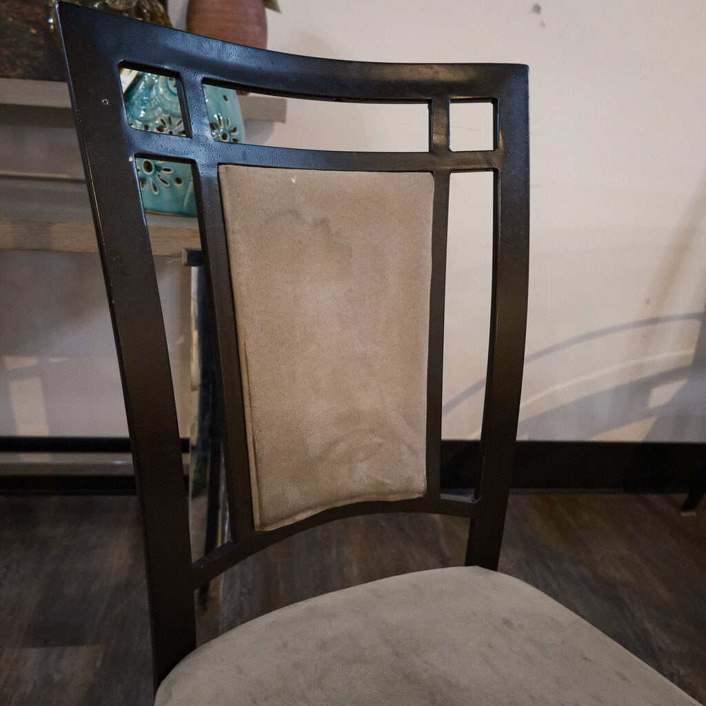 Glass Top Dining Table with 3 Chairs