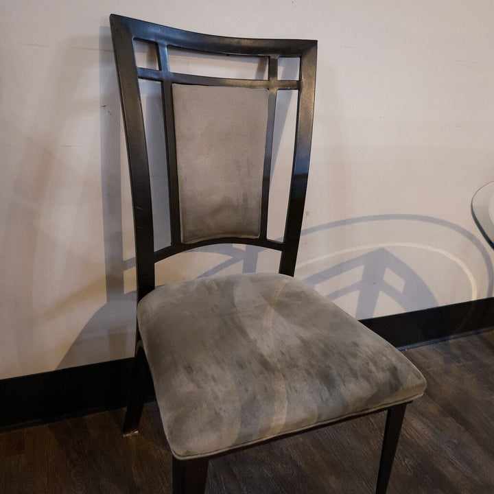 Glass Top Dining Table with 3 Chairs