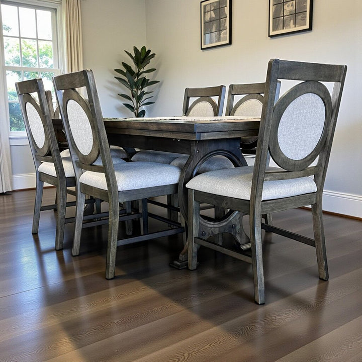 (BRAND NEW) Dining Table w/ 6 Chairs & Leaf