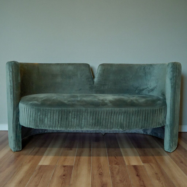 Orig Price $1189 - Pleated Velveteen Sofa