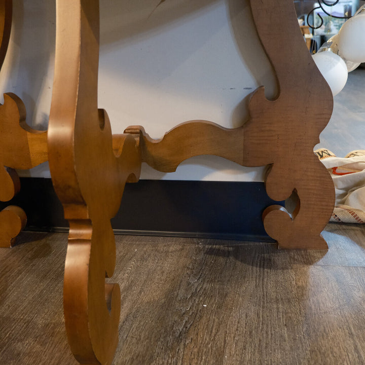 Orig Price $1700 - Italian Baroque Style Demi-Lune Accent Table