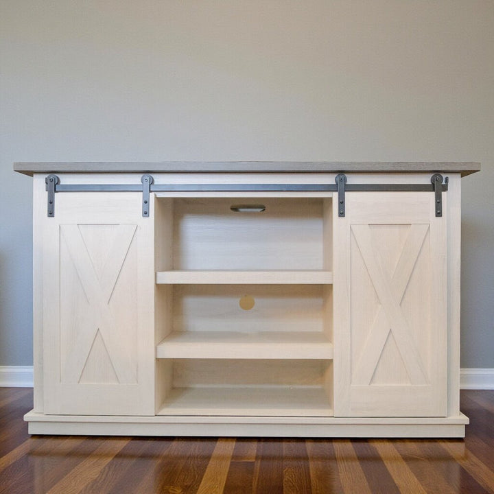 Barn Door Media Cabinet
