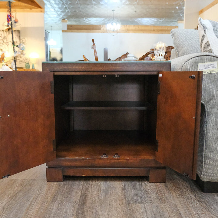 Orig Price $680 - Campaign-style SideTable.