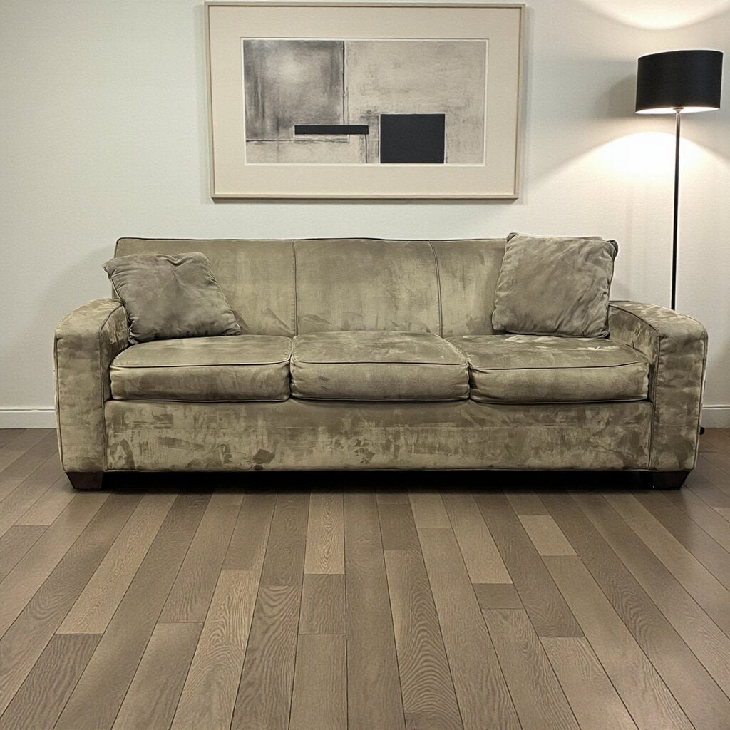 Orig Price $800 - Microfiber Sofa - Acosta's Home