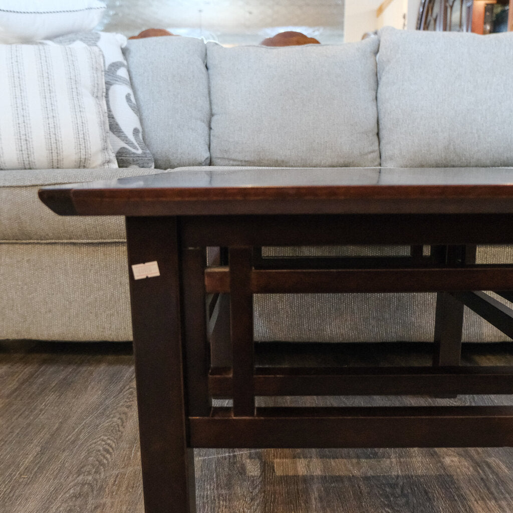 Orig Price $300 - Modern Mission Style End Table - Acosta's Home
