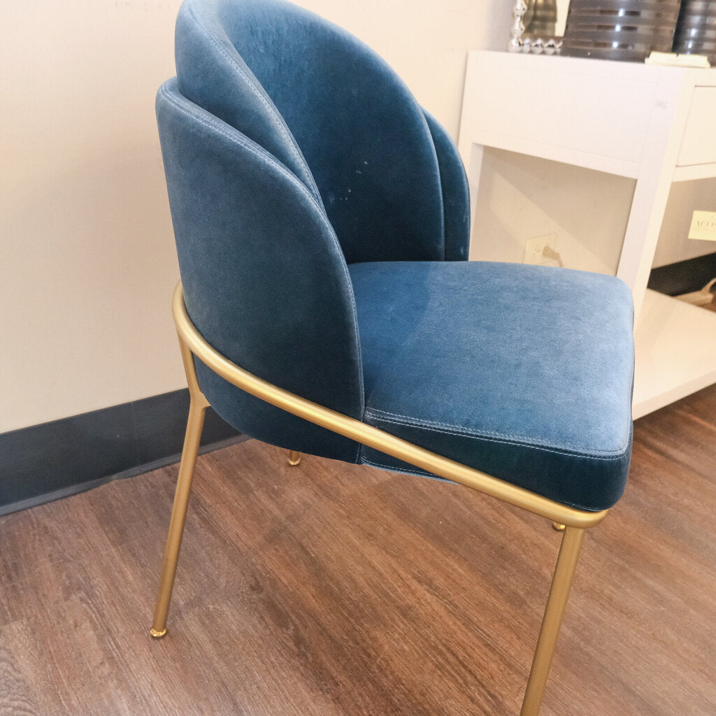 Orig Price $400 - Velvet Accent Chair - Acosta's Home