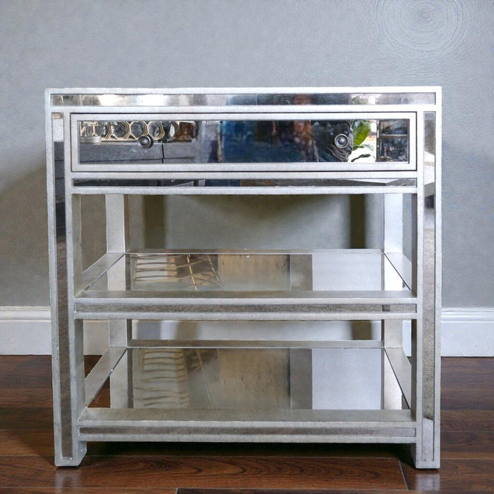 * Mirrored Nightstand