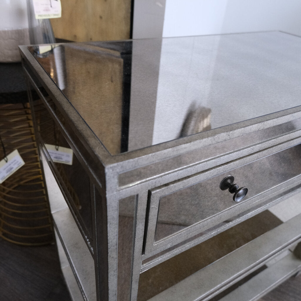 * Mirrored Nightstand