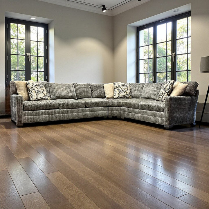 Orig Price $10000 - Sectional w/ Throw Pillows - Acosta's Home