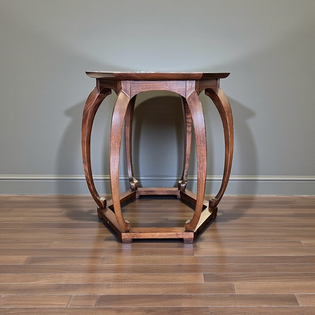 Octagonal Side Table - Acosta's Home