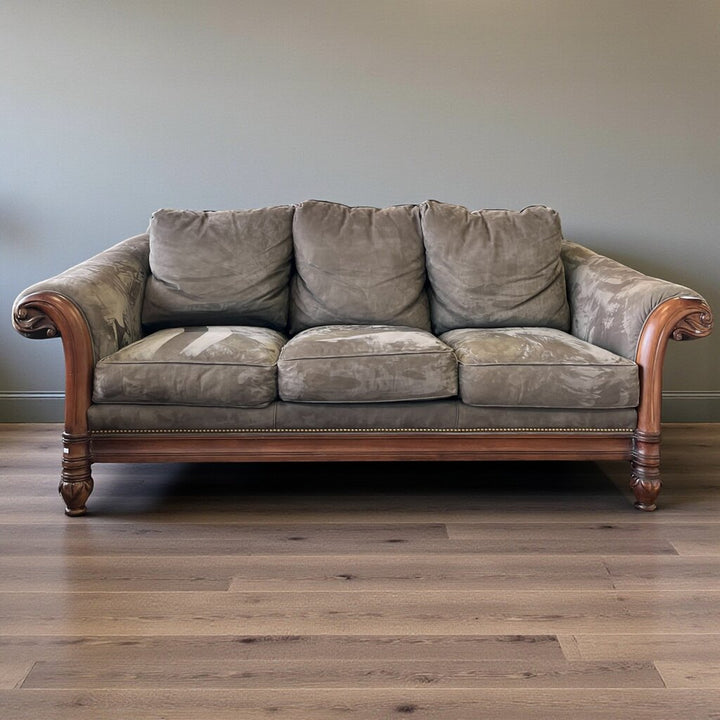 Sofa w/ Wood Frame - Acosta's Home