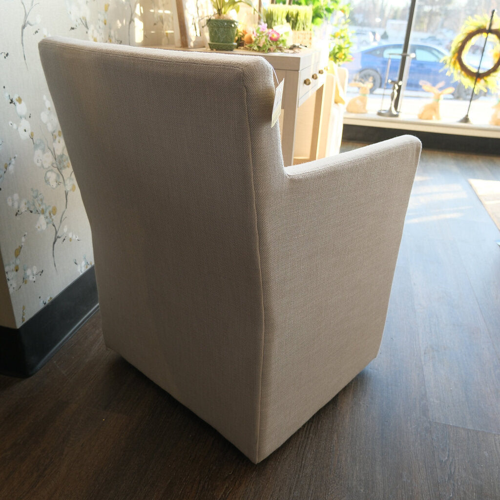 Orig. Price $1250 - Ellison Track Arm Dining Chair - Acosta's Home