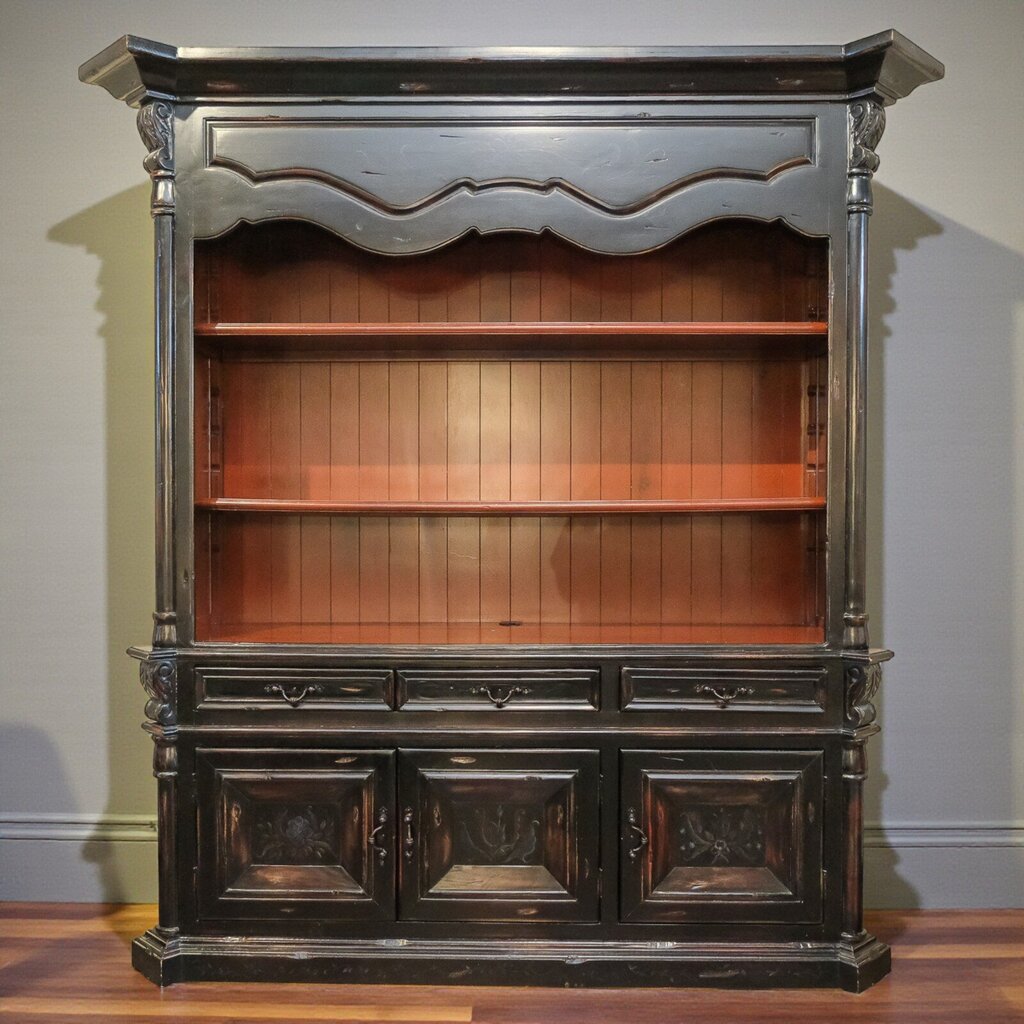 Orig Price $4000 - Ornate Bookcase - Acosta's Home