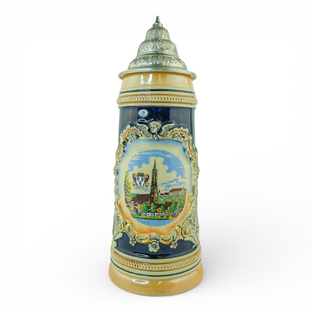 Vintage German Beer Stein -Landshut - Acosta's Home