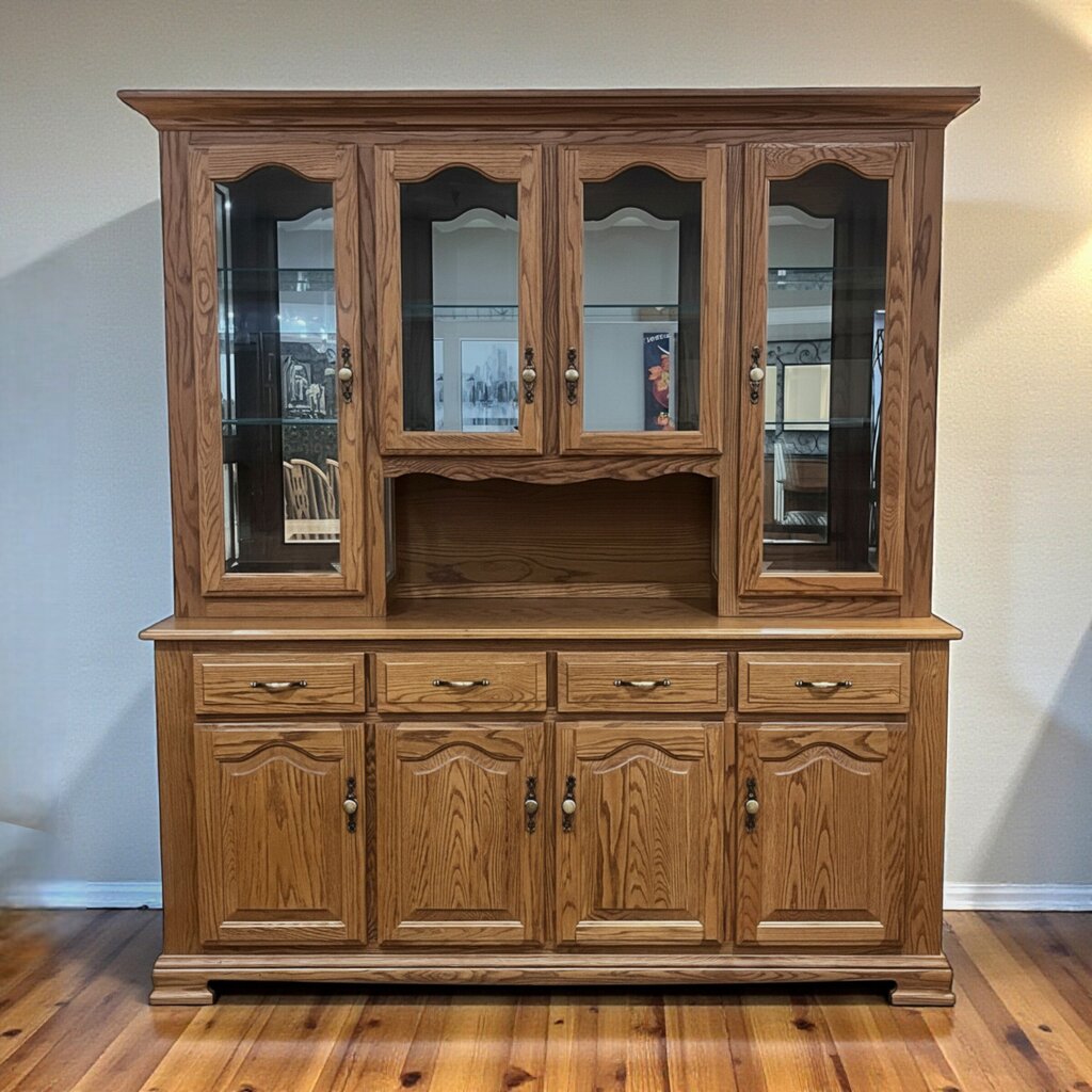 Orig Price $3000 - China Cabinet w/ Light - Acosta's Home