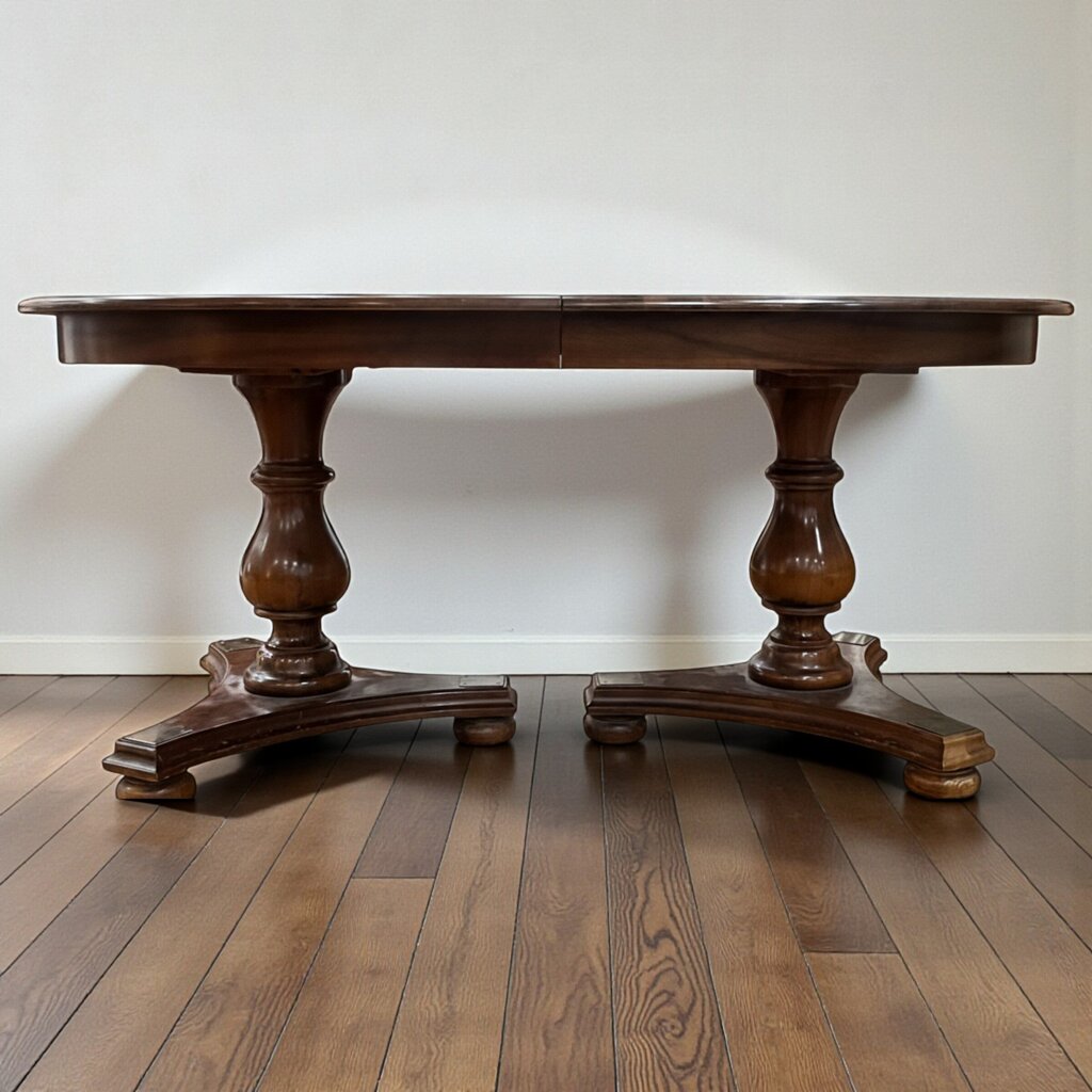 Orig Price $2057 - Oval Dining Table w/ Pads & Leaves - Acosta's Home