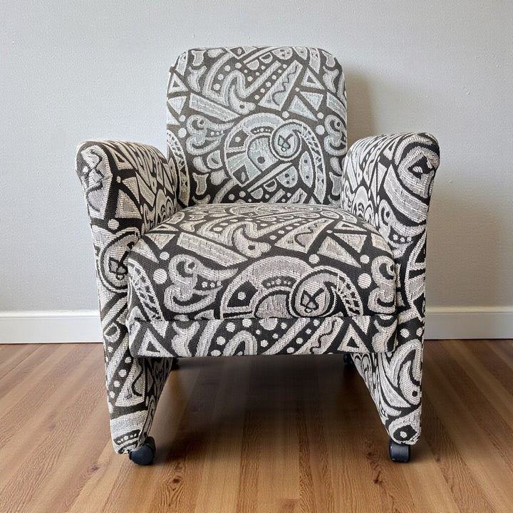 Orig Price $400 - Accent Chair w/ Caster - Acosta's Home