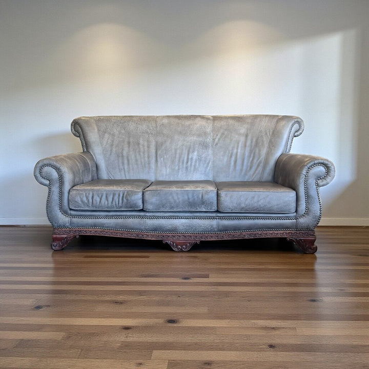 Orig Price $6000 - Leather Sofa - Acosta's Home