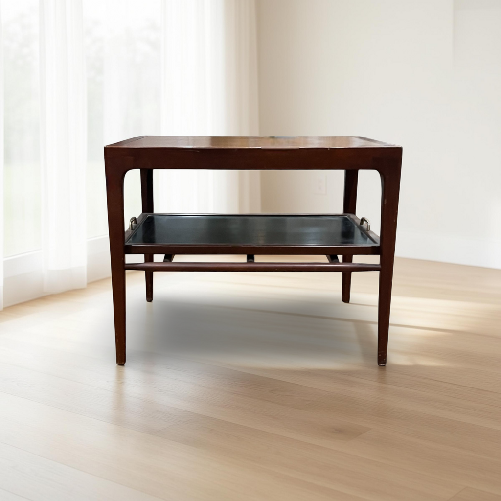 MCM Side table w/ Removeable Tray - Acosta's Home