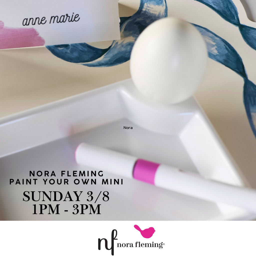 Nora Fleming PYOM - 1PM -3PM Sunday 3/8