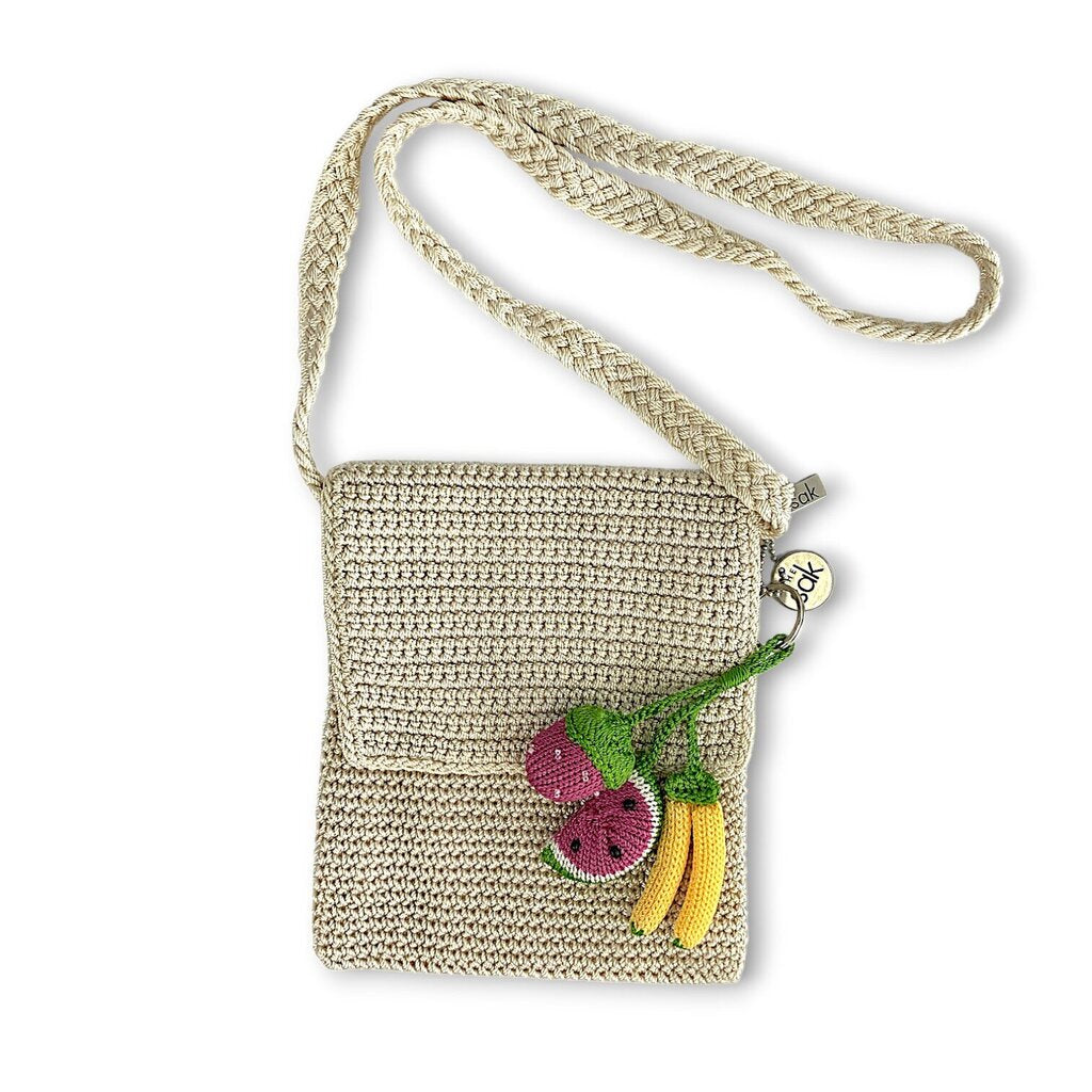 Crochet Crossbody w/ Crochet Fruit Keychain - Acosta's Home