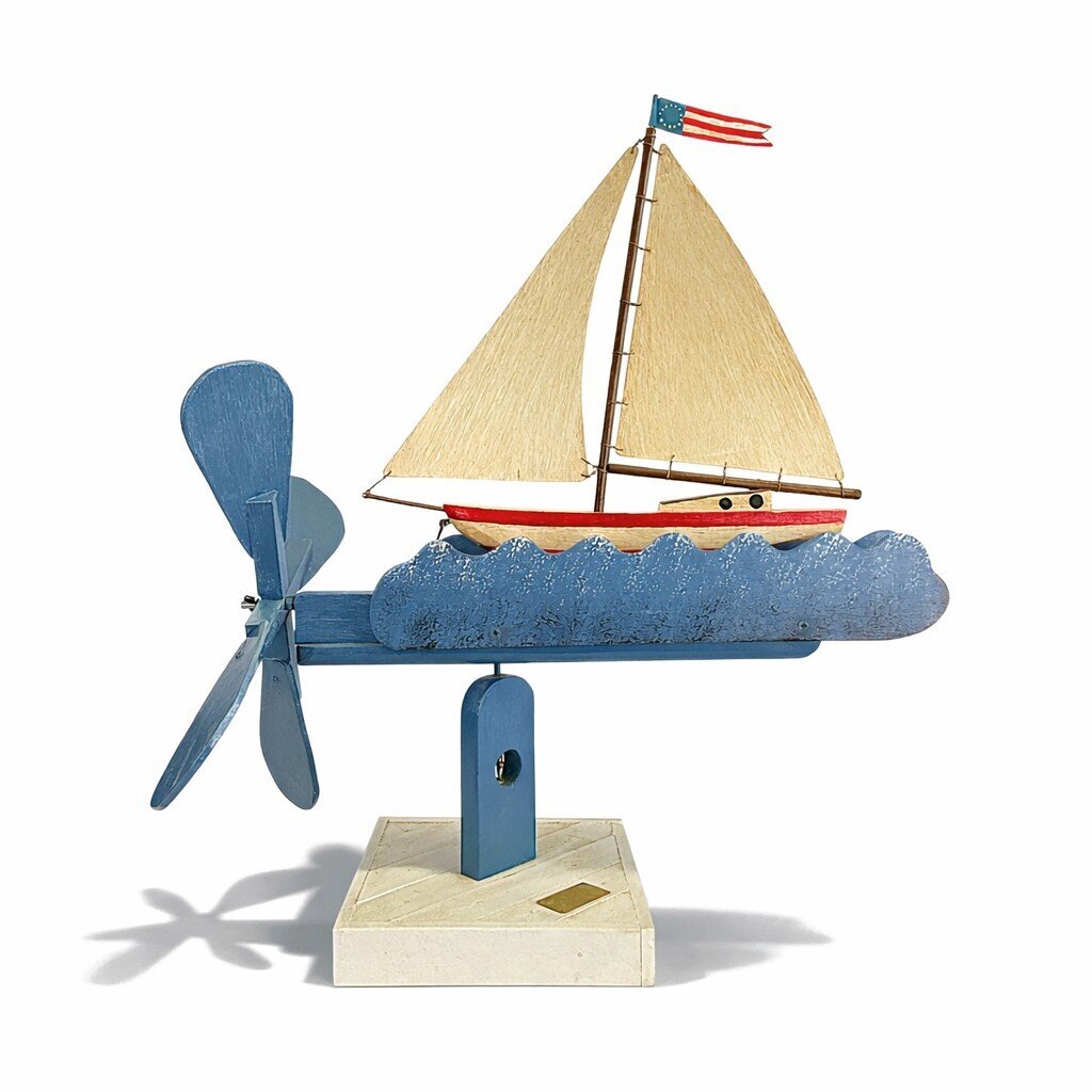 Sailboat Whirligig - Acosta's Home