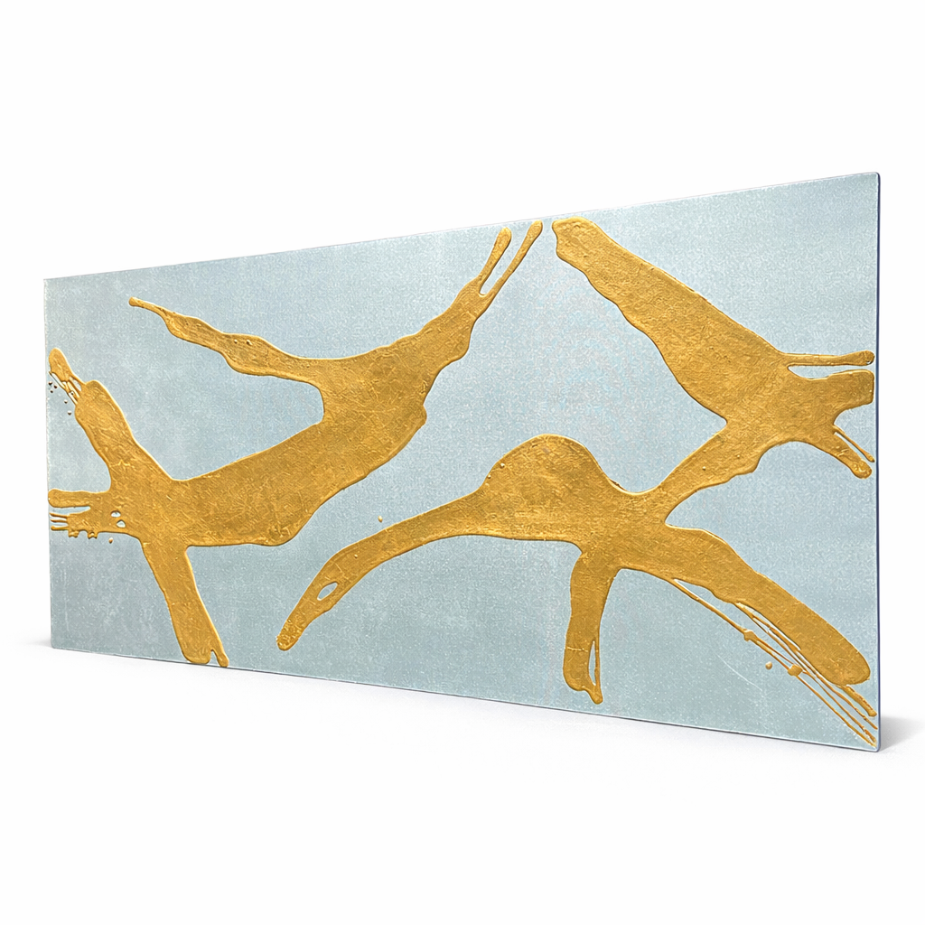 Kasondra Abstract Fluid Artwork on Canvas - Acosta's Home