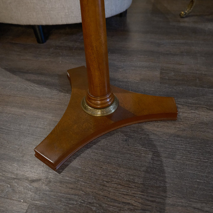 Vintage Pedestal Side Table - Acosta's Home