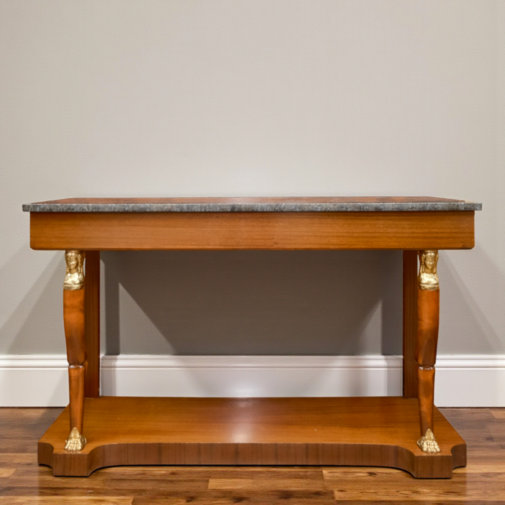 Orig Price $1150 - Neo-Classical Style Console Table - Acosta's Home