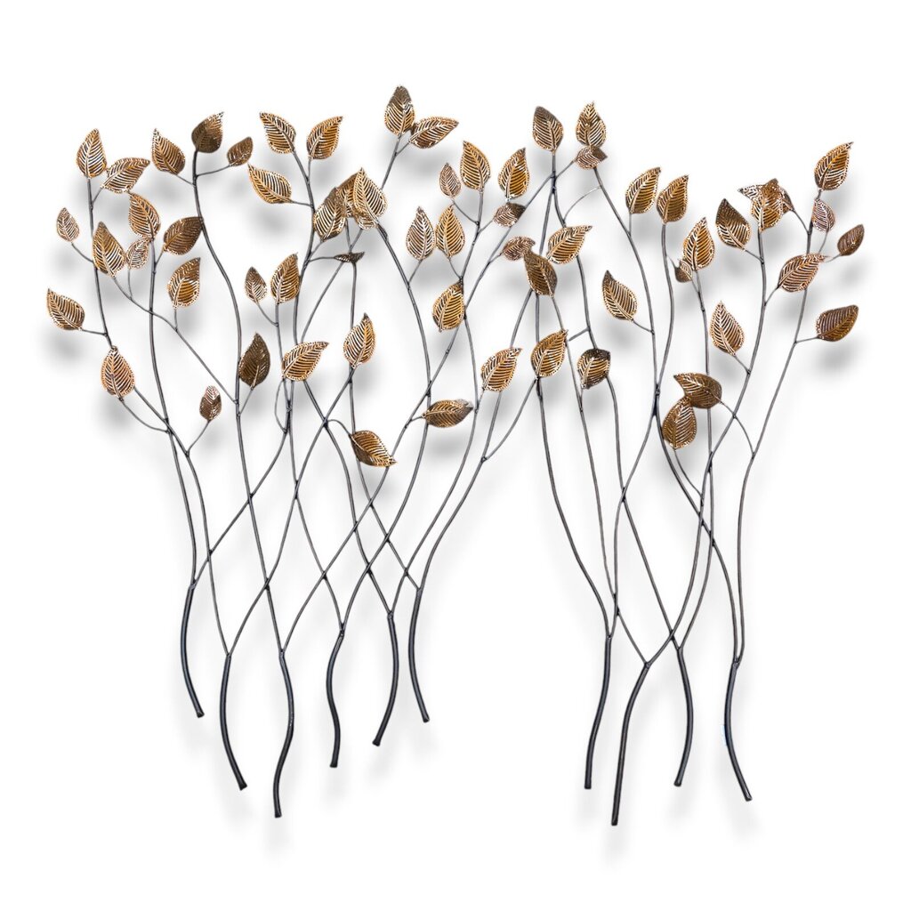 Metal Leaves Wall Decor - Acosta's Home