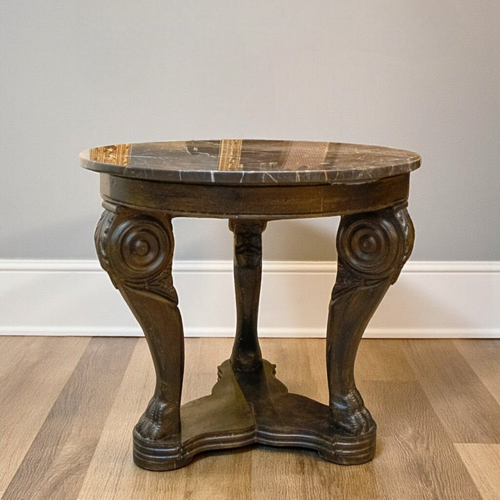 Orig Price $1299 - Italian Neoclassical-style Marble Top Occational Table - Acosta's Home