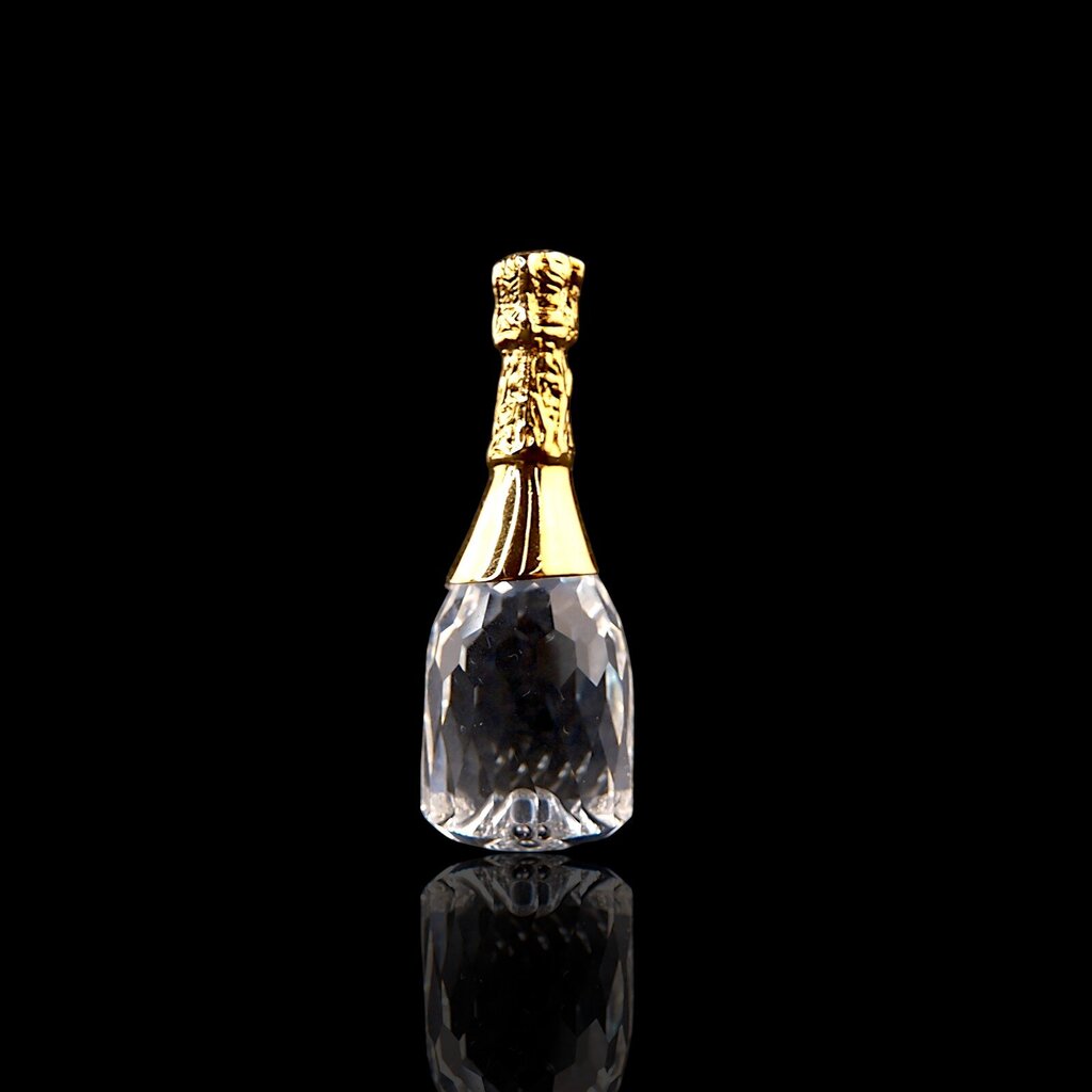 Crystal Champagne Bottle - Memories Collection - Acosta's Home