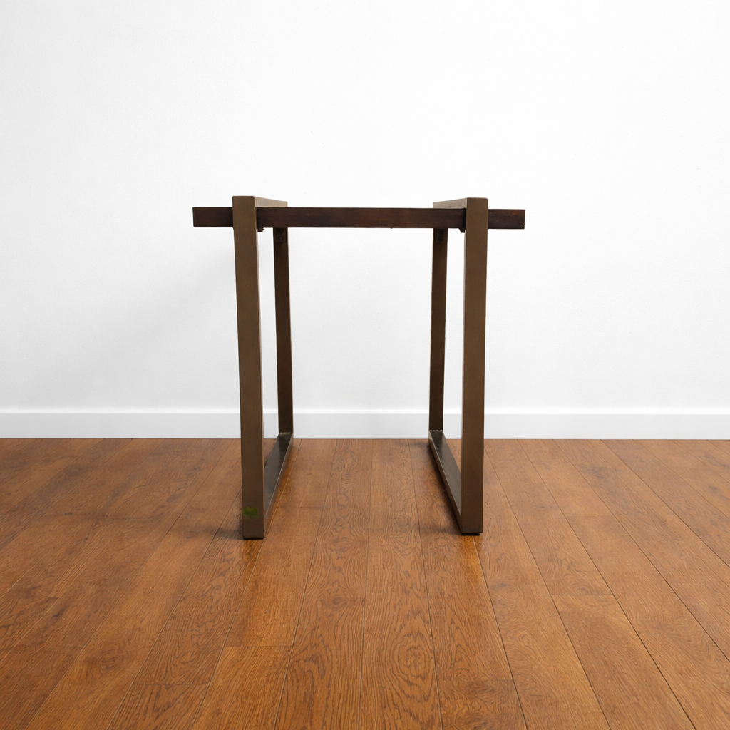 Orig Price $150 - Wood & Metal End Table - Acosta's Home