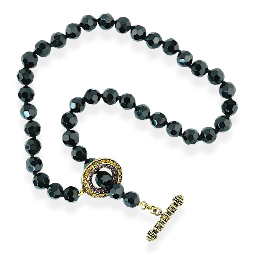 Faceted Toggle Closure Necklace - Acosta's Home