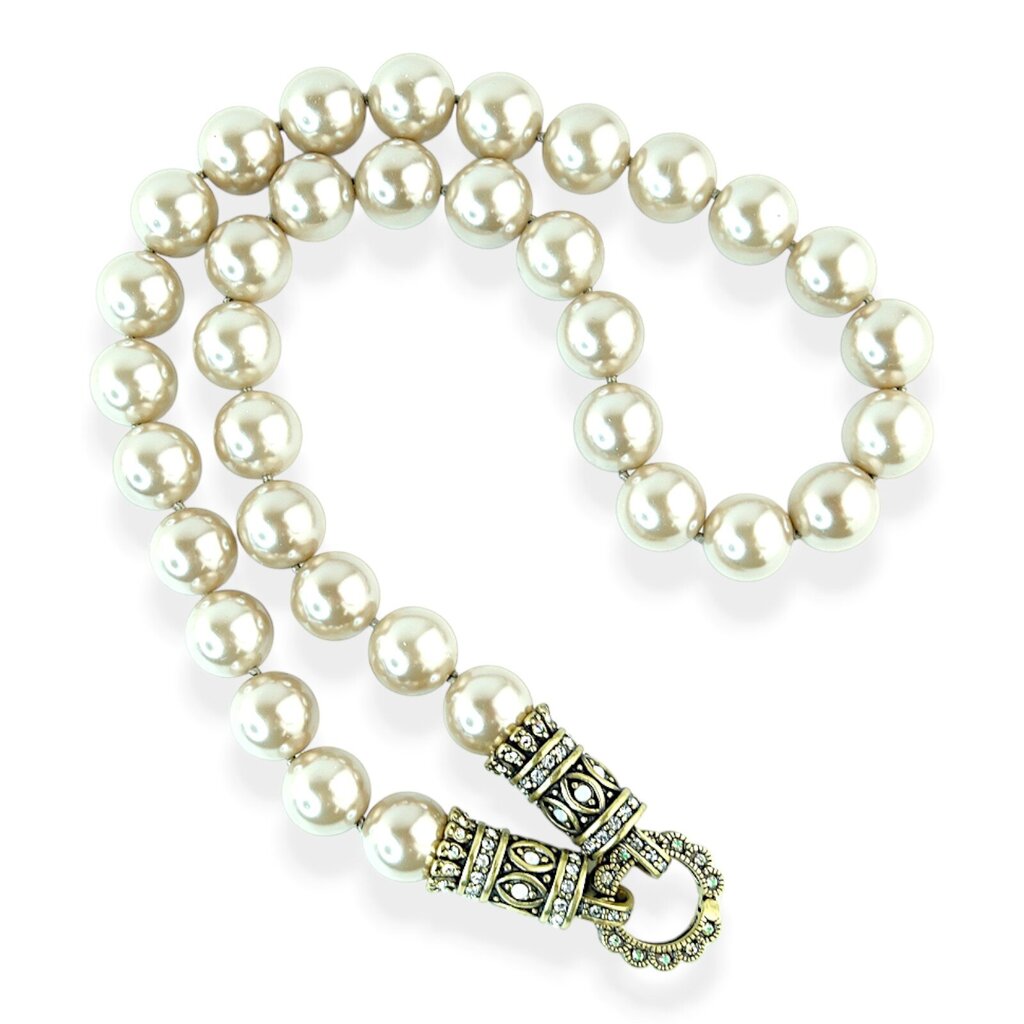 Crystal Accent Toggle Closure Statement Necklace - Acosta's Home