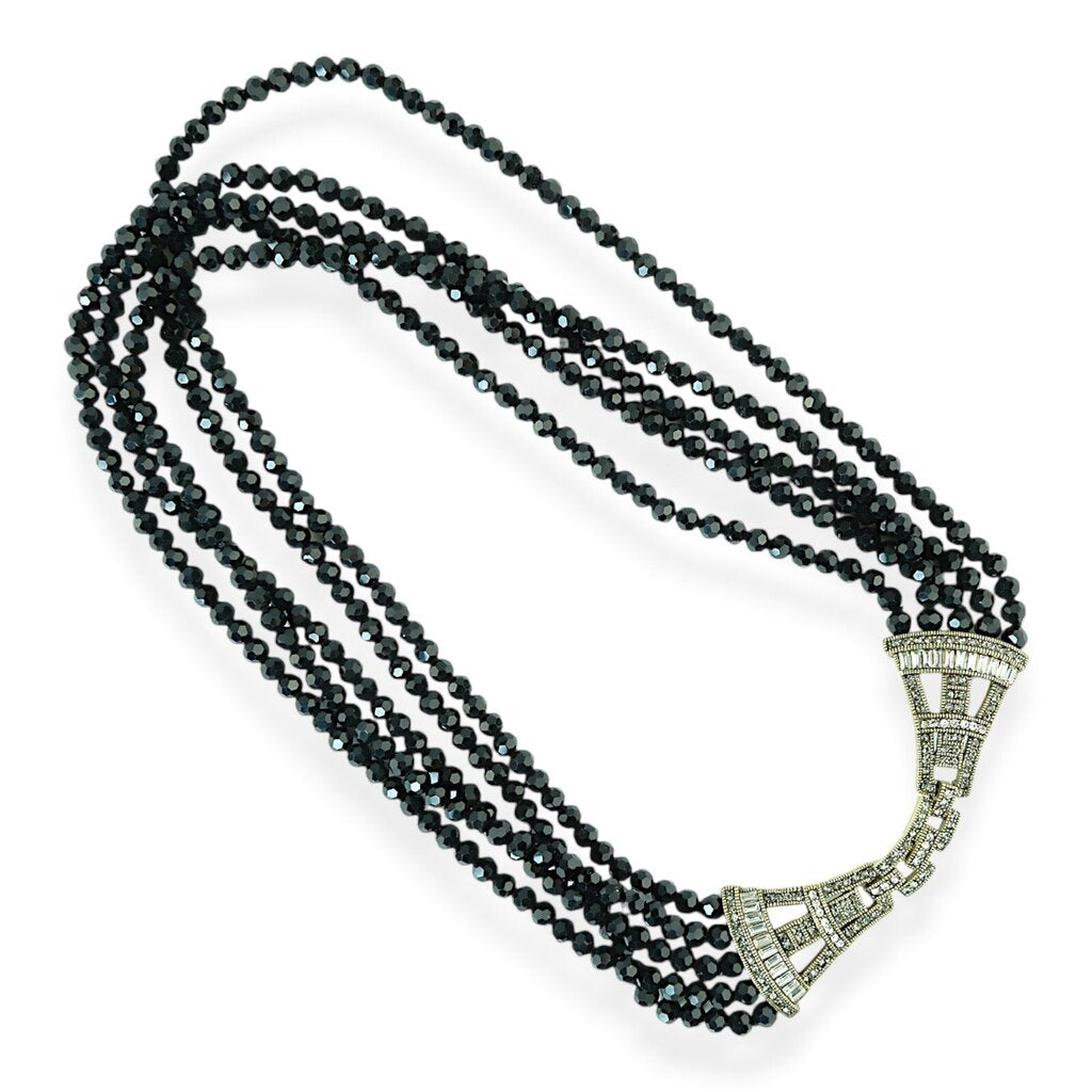 Art Deco Multi-strand Necklace - Acosta's Home
