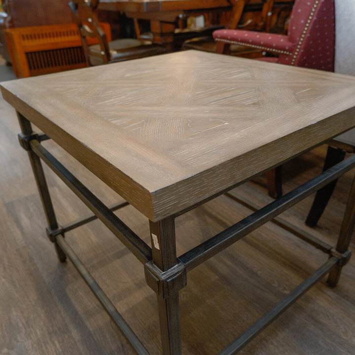 Orig Price $1200 - Vida Reclaimed Wood End Table - Acosta's Home
