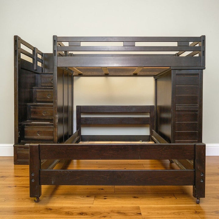 Orig Price $1500 - Twin over Full Staircase Bunkbed - Acosta's Home