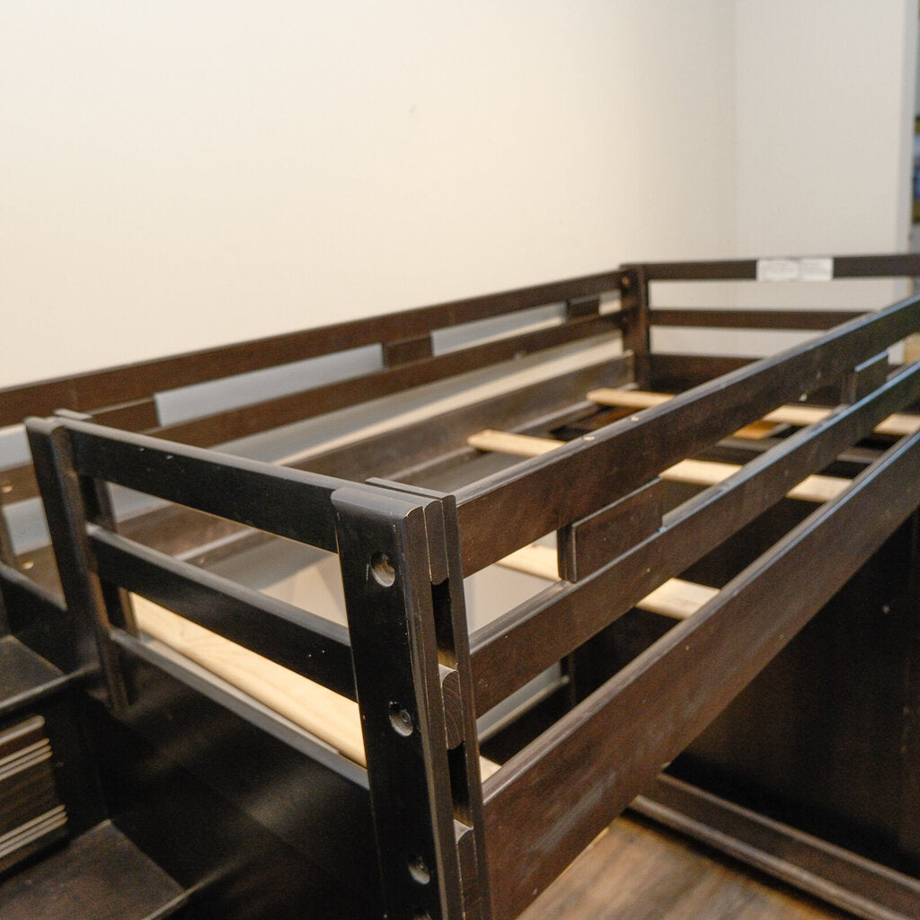 Orig Price $1500 - Twin over Full Staircase Bunkbed - Acosta's Home