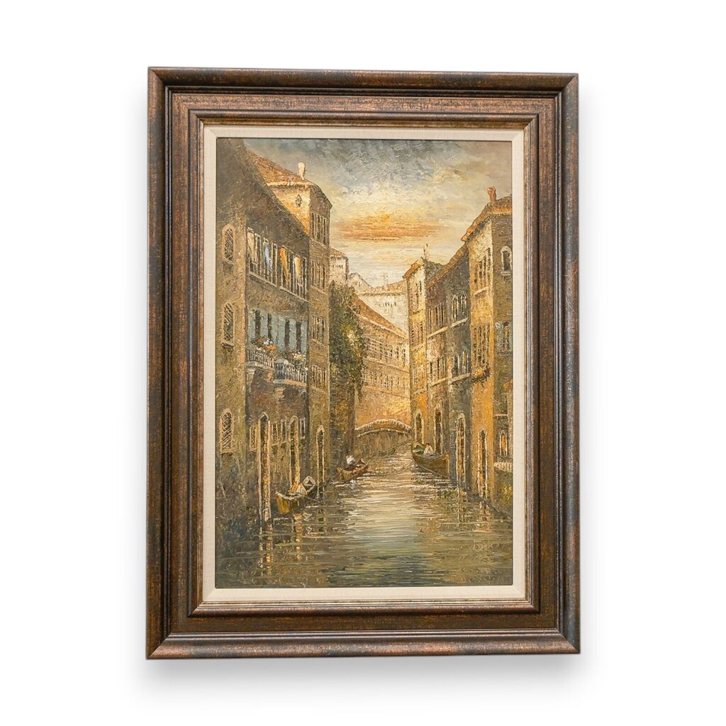 Venice Sunset Oil Painting - Acosta's Home