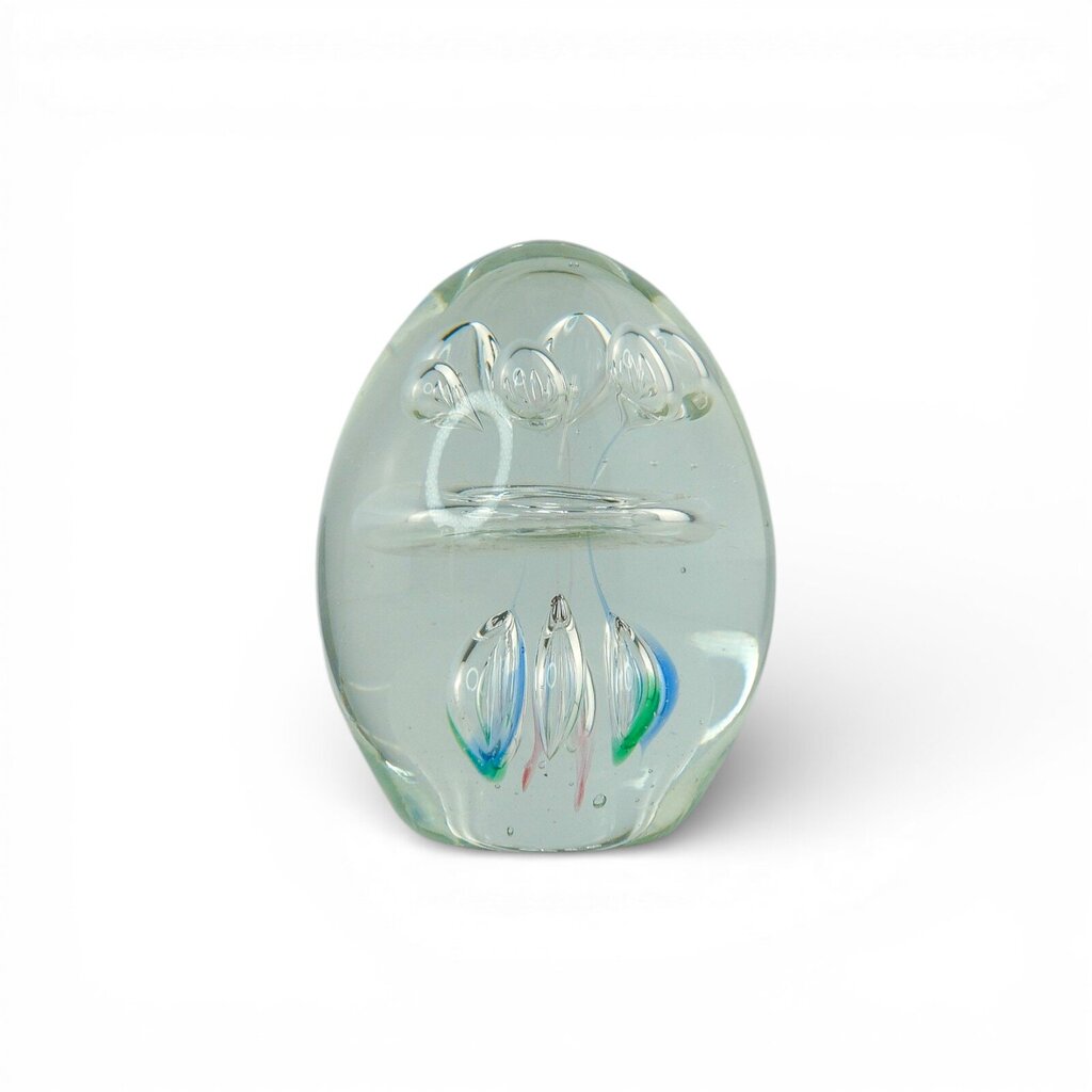 Paperweight Egg - Swirl Bubbles - Acosta's Home