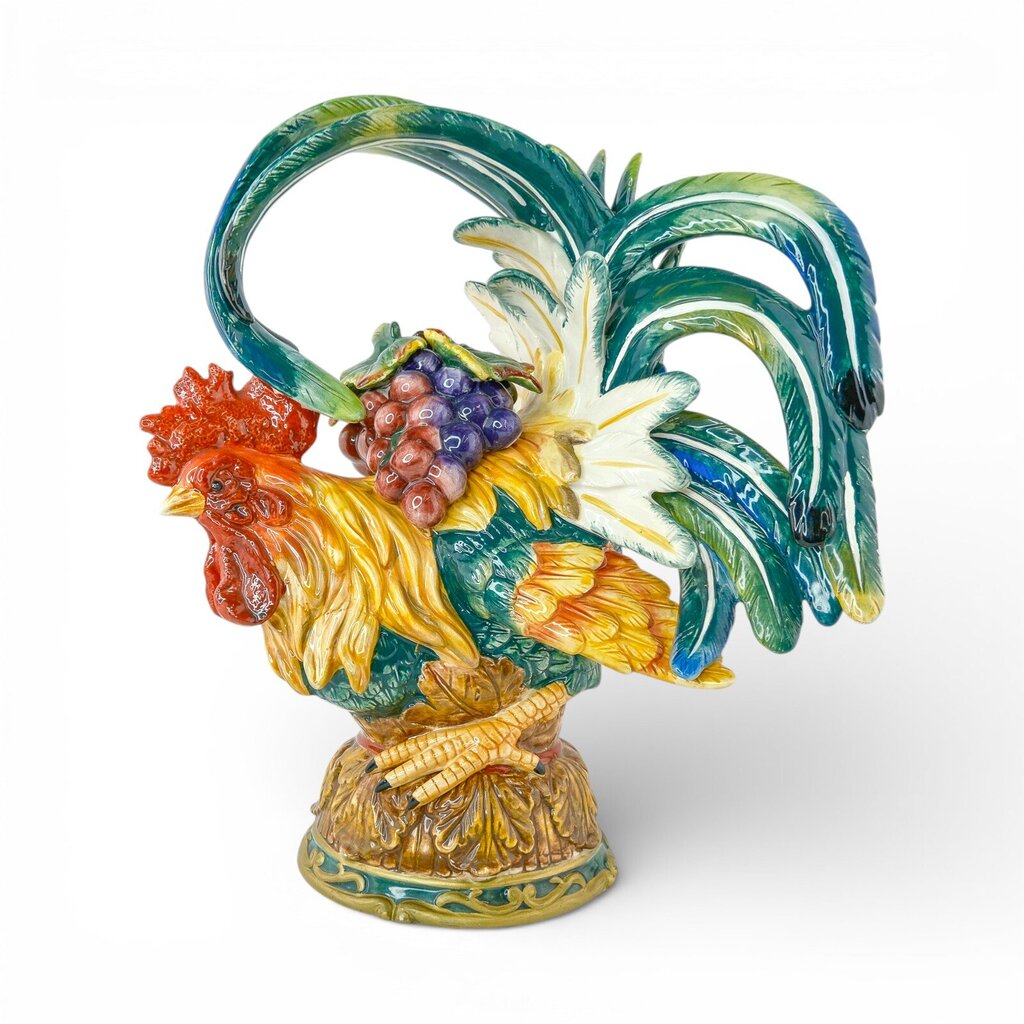 Orig Price $69 - Large Rooster Sculpture - Acosta's Home