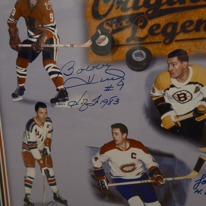 Orig Price $600 - Original 6 Legends Autographed Print - Limited Edition 205/250 COA - Acosta's Home