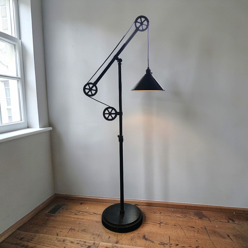 Warren Pully Task Floor Lamp - Acosta's Home