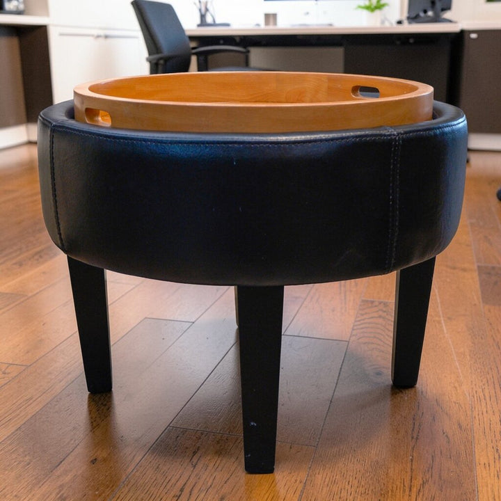 Flip-top Ottoman Tray Table - Acosta's Home